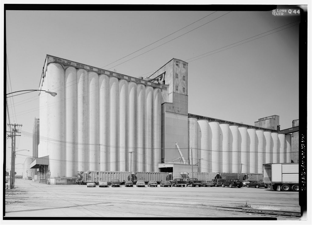 NY-249-1 American Elevator Looking Northwest. Jet Lowe, Photographer, Summer 1994.